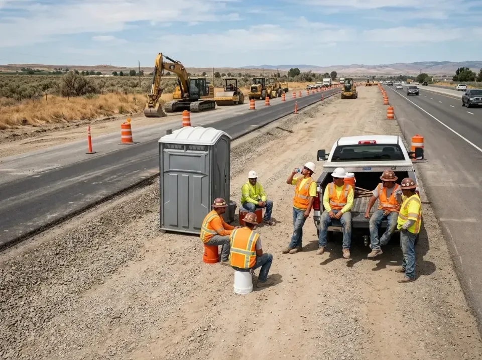 highway-road-construction-crew-007 — frequently asked questions, Porta Potty and Restroom Rentals in Novato, CA